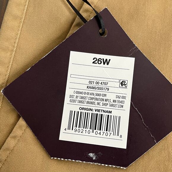 Ava & Viv High Rise Chino Shorts Khaki Tan 5" Inseam NWT Plus Size 26W - Picture 10 of 13